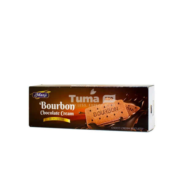 Manji Bourbon Chocolate Cream Biscuits 200g