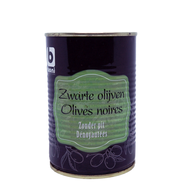 Boni Black Olives Pitted - 400g