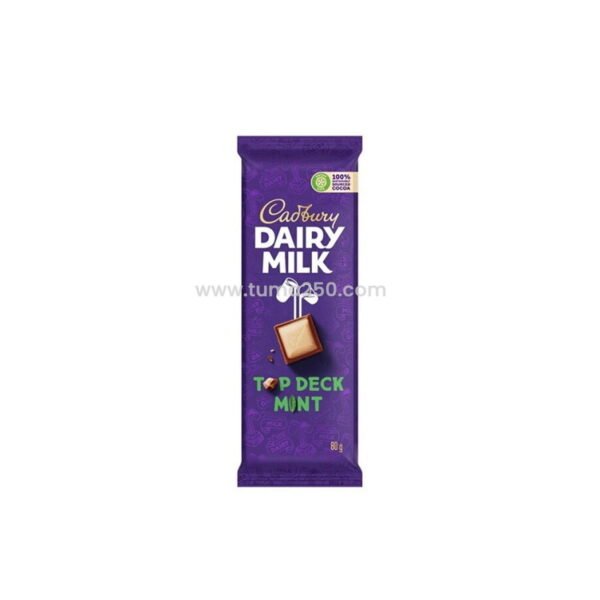 Cadbury Dairy Milk Top Deck Mint Chocolate 80g