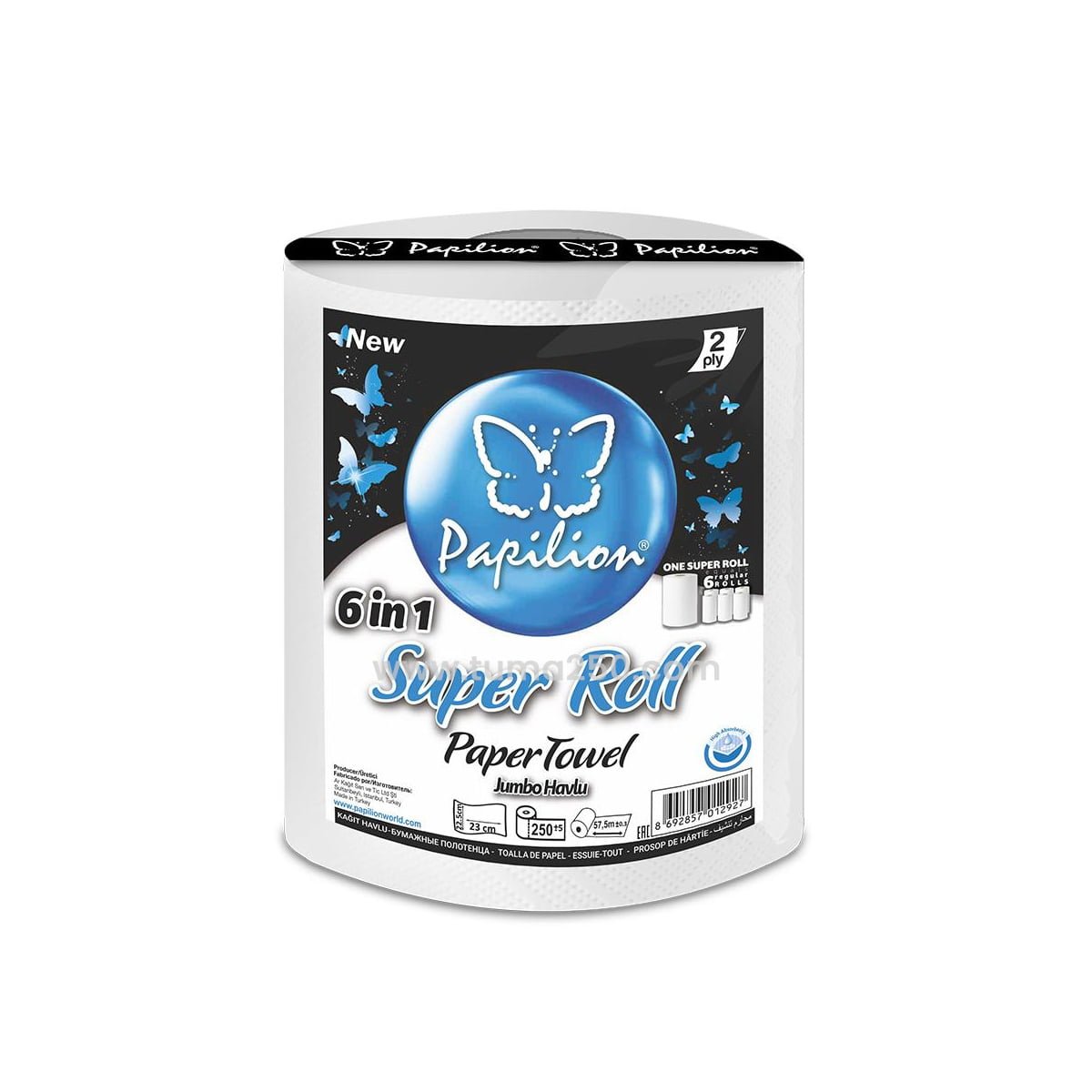 Papilion Super Roll 6in1 - (2ply)