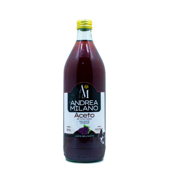 Andrea Milano Aceto Red Wine Vinegar With 6% Acidity -1L