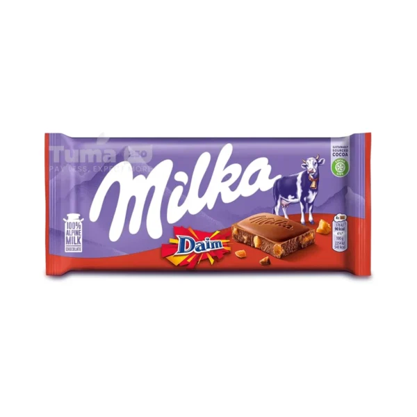 Milka Daim Milk Chocolate 100g