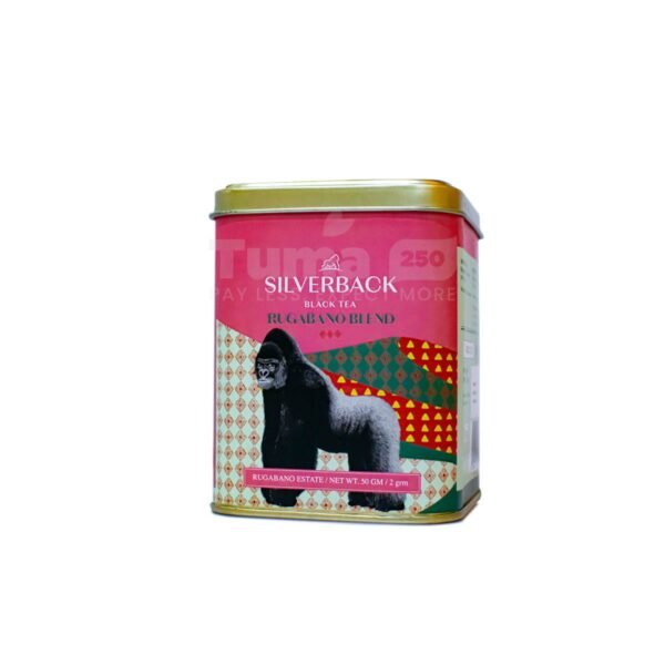 Silverback Rugabano Blend Black Tea In Tin Pack (Tea Bags) 50pcs -100g