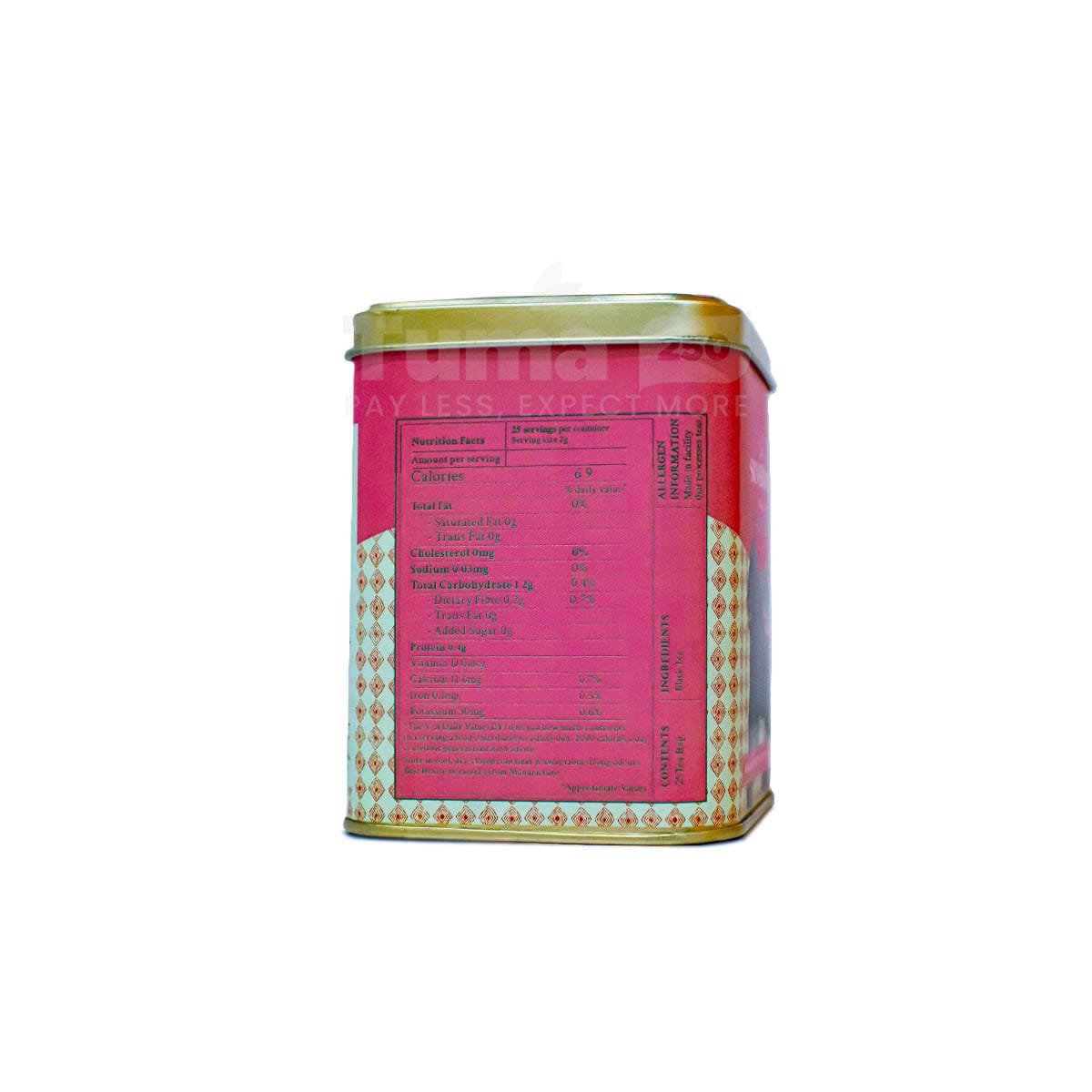 Silverback Rugabano Blend Black Tea In Tin Pack (Tea Bags) 50pcs -100g - Image 2