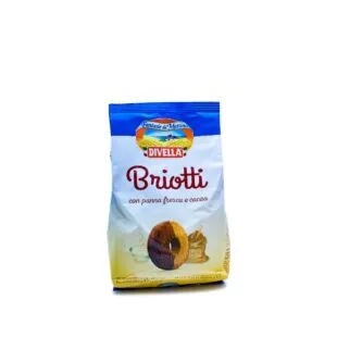 Divella Briotti Biscuits With Fresh Cream and Cocoa 400g