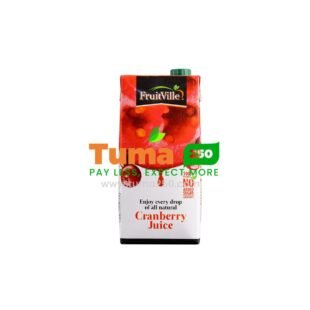FruitVille 100% Natural Cranberry Juice 1L