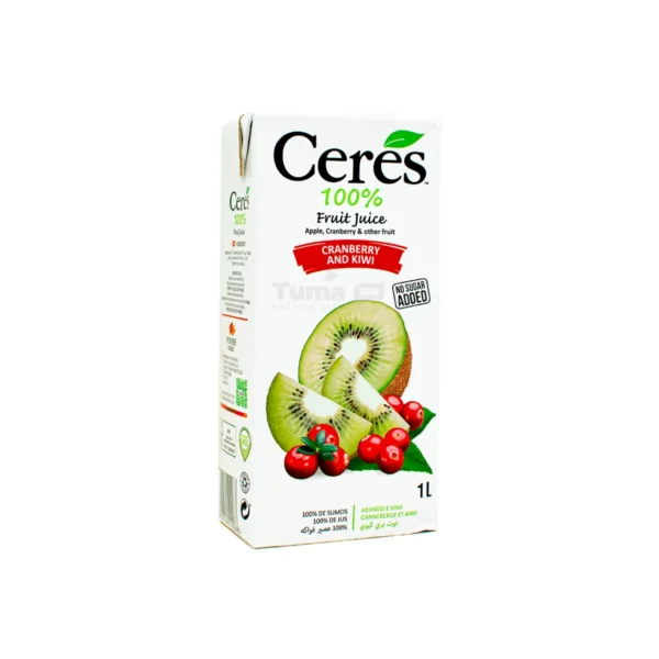 Ceres 100% Cranberry And Kiwi Fruit Juice 1L