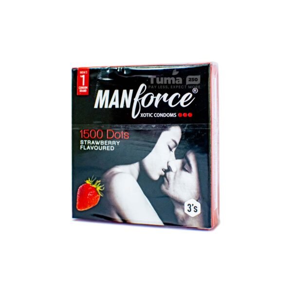 Man Force Dotted Condoms 3pcs - Image 2