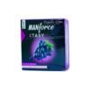 Man Force Dotted Condoms 3pcs