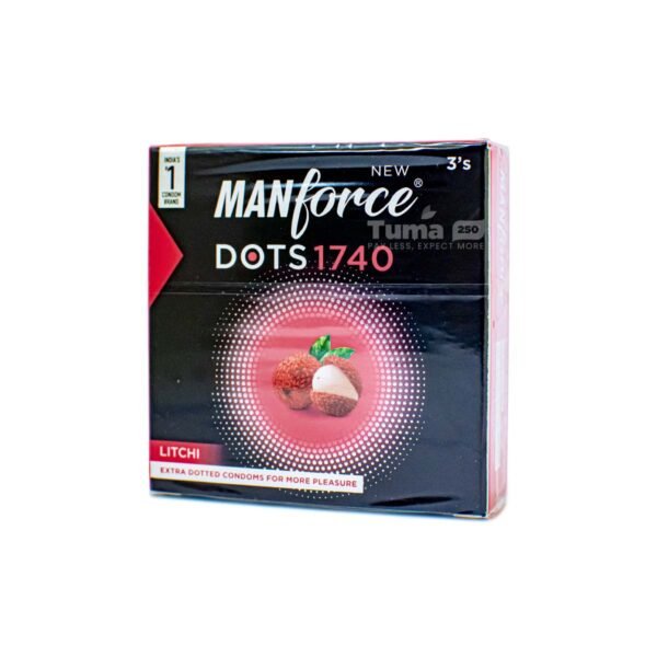 Man Force Dotted Condoms 3pcs - Image 3