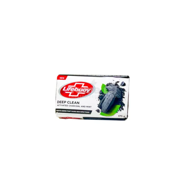 Lifebuoy Deep Clean Activated Charcoal & Mint Bar Soap 175g