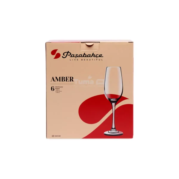 Pasabahce Amber White Wine Glass -6pcs