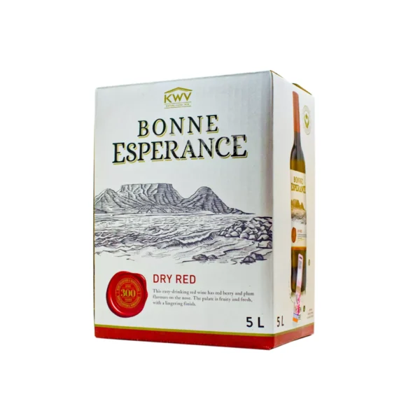 Bonne Esperance Dry Red Wine(13%vol) -5L