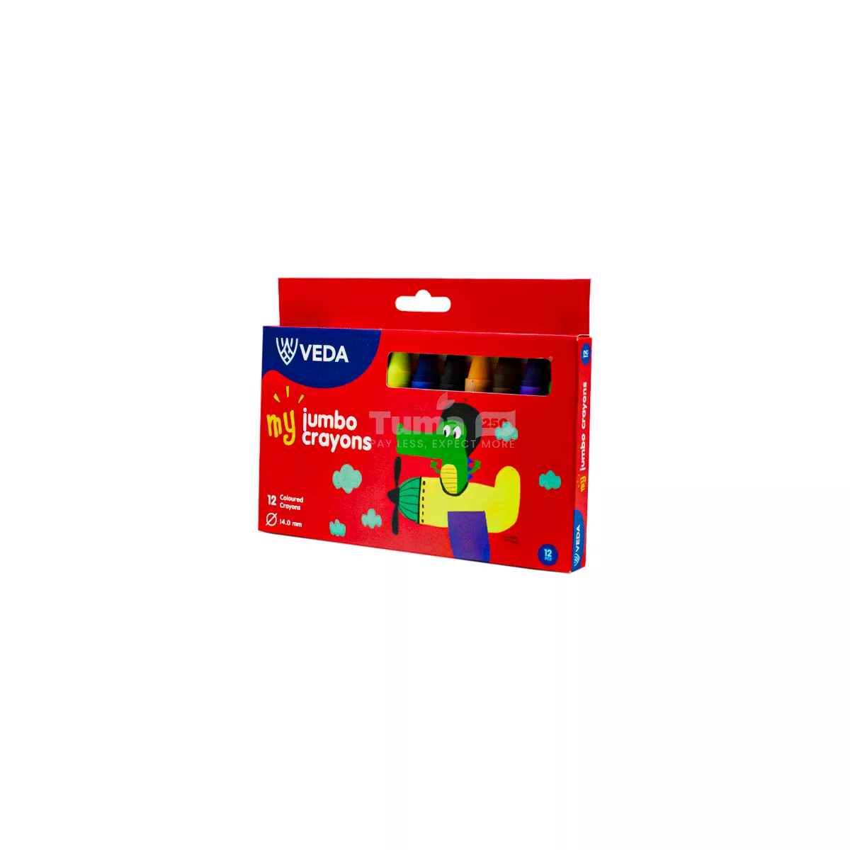 Veda Jumbo Crayons/12pcs