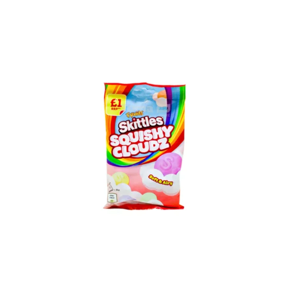 Skittles Fruit Squishy Cloudz Sweets 70g