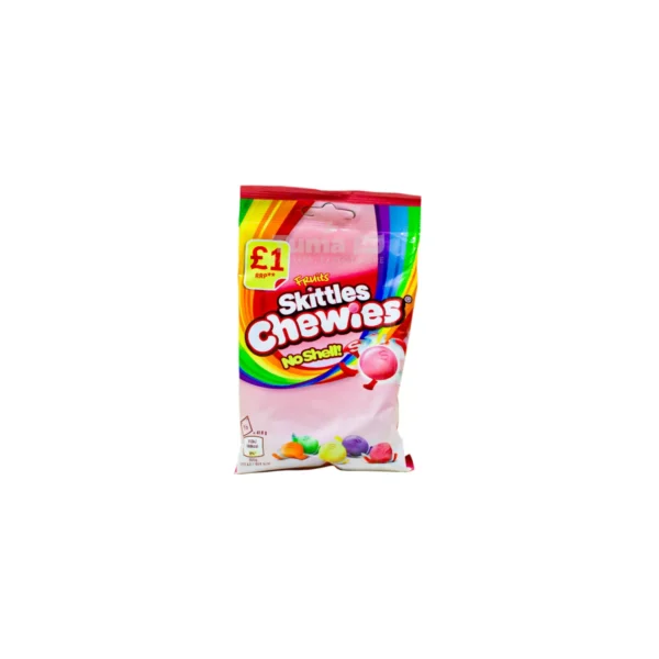 Skittles Fruits Chewies No Shell Sweets 125g