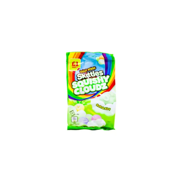 Skittles Sours Squishy Cloudz Sweets 70g