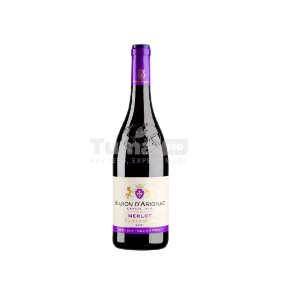 Baron D'Arignac Merlot Wine(10.5% vol) -750ml