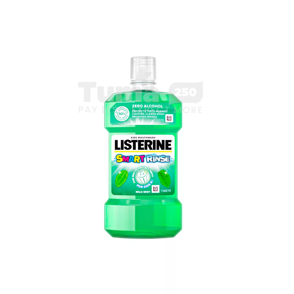 Listerine Smart Rinse Mild Mint For Kids Mouthwash 500ml