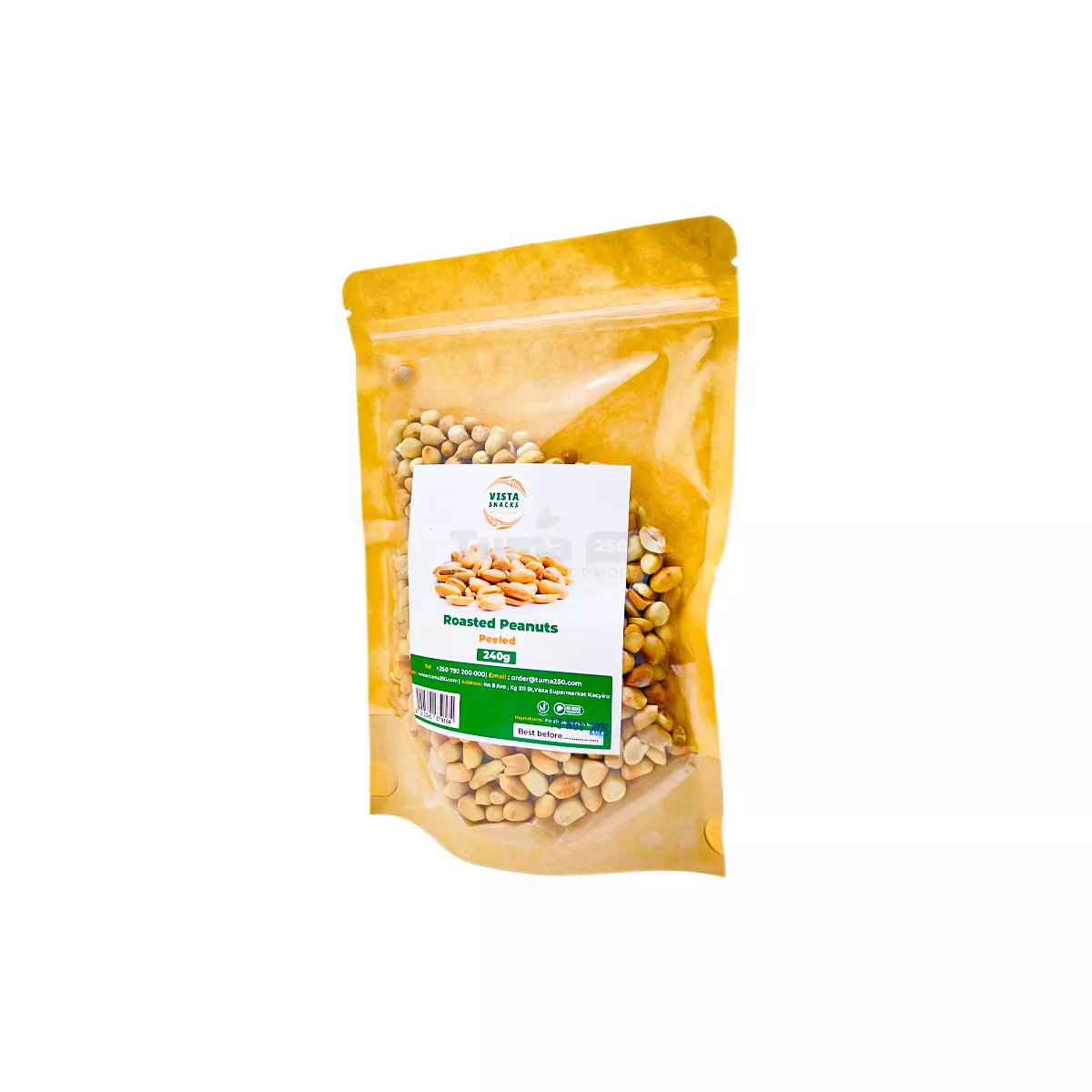Vista Peeled Roasted Peanuts 240g
