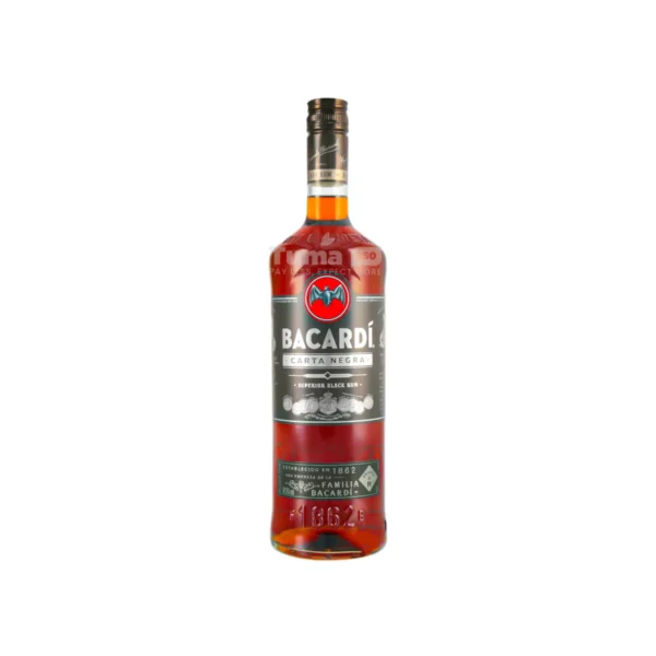 Bacardi Carta Negra Superior Black Rum 40% Alc Vol 1L